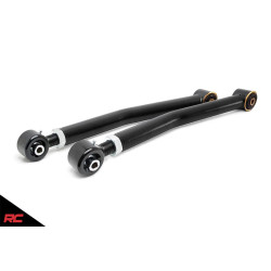 PartzBiz HD RT-11360 - แขนควบคุมที่ปรับได้ด้านหน้าประเทศหยาบสำหรับ 07-18 รถจี๊ปแรงเลอร์ JK 11360 ชุดยกช่วงล่างใหม่ที่ดีที่สุดอัพเกรดออฟโรดที่กำหนดเองกีฬาไม่จำกัด Rubicon โมอับซาฮาร่า 2 4 ประตู 4x4 4wd 2wd เพลาหน้า