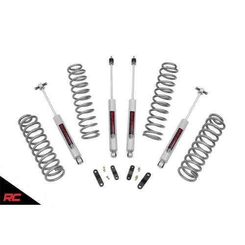 PartzBiz HD: 4404498-Rough Country PERF678 2.5" Lift Kit w/ N3 Shocks for 2007-2018 Jeep Wrangler JK 4WD Best New Suspension Lift Kit Upgrade Offroad Custom Unlimited Sport Rubicon Moab Sahara 2 Door 4x4 4wd Axle PartzBiz HD: 4404498-Rough Country PERF678 2.5" Lift Kit w/ N3 Shocks for 2007-2018 Jeep Wrangler JK 4WD Best New Suspension Lift Kit Upgrade Offroad Custom Unlimited Sport Rubicon Moab Sahara 2 Door 4x4 4wd Axle