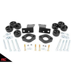 PartzBiz HD RT-RC614 - Rough Country RC614 1.25" Body Lift Kit + Bumper Brackets for 18-Up Jeep Wrangler JL sport sahara moab unlimited best new suspension upgrade shocks springs 