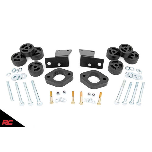 PartzBiz HD: 4404501-Rough Country RC614 1.25" Body Lift Kit + Bumper Brackets for 18-Up Jeep Wrangler JL sport sahara moab unlimited best new suspension upgrade shocks springs PartzBiz HD: 4404501-Rough Country RC614 1.25" Body Lift Kit + Bumper Brackets for 18-Up Jeep Wrangler JL sport sahara moab unlimited best new suspension upgrade shocks springs