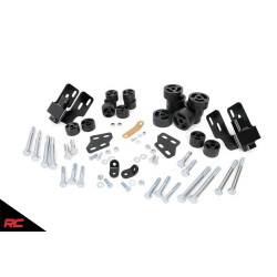 PartzBiz HD RT-RC701 - Rough Country RC701 1.25" Body Lift Kit 2007-2013 Silverado Sierra 1500 GM 4WD 2WD best new upgrade replacement spacers blocks