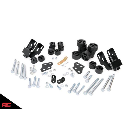 PartzBiz HD: 4404502-Rough Country RC701 1.25" Body Lift Kit 2007-2013 Silverado Sierra 1500 GM 4WD 2WD best new upgrade replacement spacers blocks