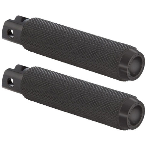 PartzBiz HD: 4404516-Rough Craft Black Knurled Driver Foot Peg Clevis Harley & Custom RC-400-004