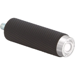 PartzBiz HD DS16202208 - Rough Craft Black Knurled Shift or Brake Peg RC-400-003 Harley & Custom