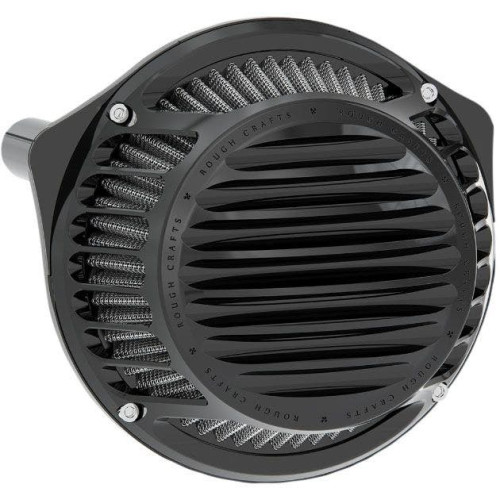 PartzBiz HD: 4404478-Rough Craft Black Round Air Cleaner Filter RC-600-010 Harley Twin Cam 99-17 PartzBiz HD: 4404478-Rough Craft Black Round Air Cleaner Filter RC-600-010 Harley Twin Cam 99-17