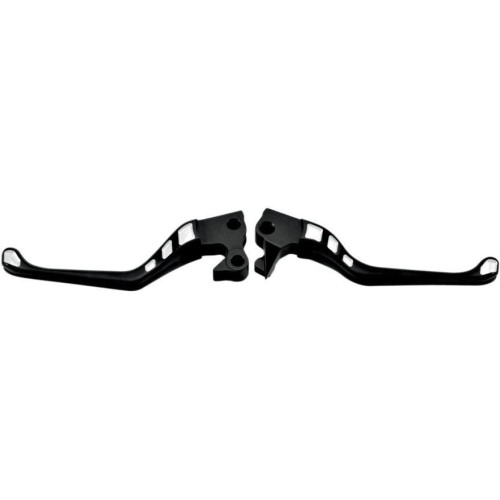 PartzBiz HD: 4404437-Roland Sands RSD Roland Sands Avenger Inlay Contrast Cut Brake Clutch Levers for Harley 96-14 - 0062-4009-BM PartzBiz HD: 4404437-Roland Sands RSD Roland Sands Avenger Inlay Contrast Cut Brake Clutch Levers for Harley 96-14 - 0062-4009-BM