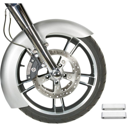 PartzBiz HD: 4404419-Russ Wernimont RWD 21" Front Wrapper Fender 5.5" W LS-2 Style Harley FLH/T 14-15 | RWD-50137