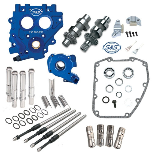 PartzBiz HD: 4404297-S&S 509C Chain Drive Cam Camchest Kit w/ Pushrods Oil Pump Plate Harley 99-06 330-0540