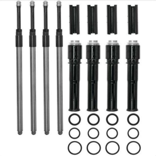 PartzBiz HD: 4404226-S&S 930-0137 Black Quickee Pushrod Kit w/ Covers 17-19 Harley Davidson Milwaukee M8 M-Eight 88 107 114 cubic inch ci ingine motor touring Softail Performance Replacement Upgrade
