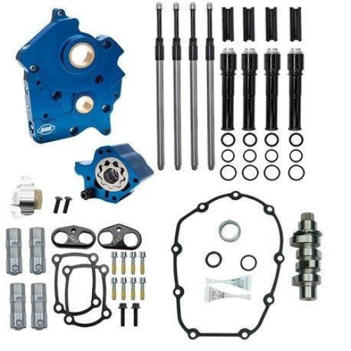 PartzBiz HD: 4404235-S&S Chain Drive 475C Cam Chest Kit w/ Black Tubes Harley Water Cooled M8 17-Up PartzBiz HD: 4404235-S&S Chain Drive 475C Cam Chest Kit w/ Black Tubes Harley Water Cooled M8 17-Up