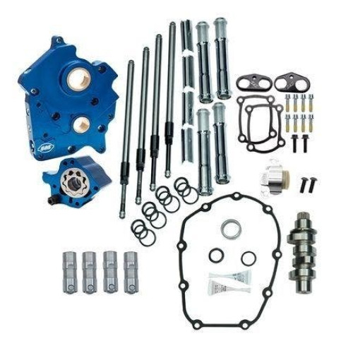 PartzBiz HD: 4404236-S&S Chain Drive 475C Cam Chest Kit w/ Chrome Tubes Harley Water Cooled M8 17-Up