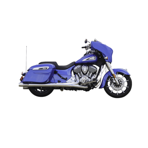 PartzBiz HD: 4404242-S&S Chrome Broadhead 4" Fishtail Slip On Mufflers Exhaust Indian Cheiftain 14-22 | 550-1077
