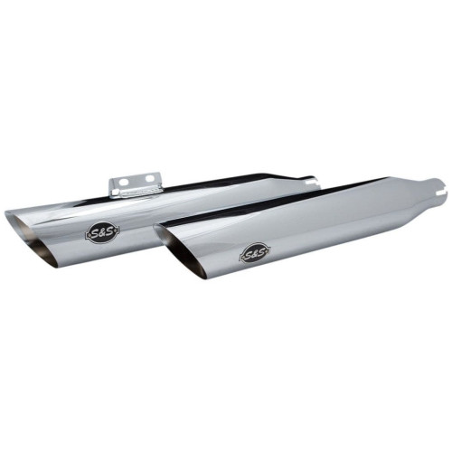 PartzBiz HD: 4404143-S&S Cycle Chrome Slash Cut 50 State Slip-On ท่อเก็บเสียง Harley Softail M8 18-20 PartzBiz HD: 4404143-S&S Cycle Chrome Slash Cut 50 State Slip-On ท่อเก็บเสียง Harley Softail M8 18-20