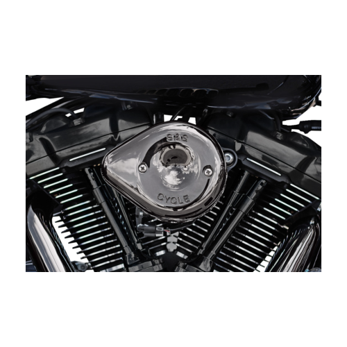 PartzBiz HD: 4404148-S&S Cycle Lava Chrome Mini Teardrop Stealth Air Cleaner Kit 4 Harley 17-23 M8 | 170-0782 PartzBiz HD: 4404148-S&S Cycle Lava Chrome Mini Teardrop Stealth Air Cleaner Kit 4 Harley 17-23 M8 | 170-0782