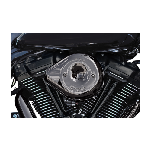 PartzBiz HD: 4404149-S&S Cycle Lava Chrome Stealth Teardrop Air Cleaner Kit 4 Harley 17-23 M8 Engines | 170-0781 PartzBiz HD: 4404149-S&S Cycle Lava Chrome Stealth Teardrop Air Cleaner Kit 4 Harley 17-23 M8 Engines | 170-0781