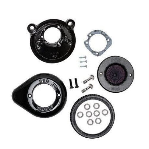 PartzBiz HD: 4404161-S&S Cycle Stealth Air Stinger Kit Black Teardrop Harley Sportster XL 07-Up