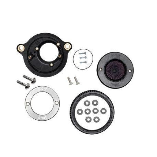 PartzBiz HD: 4404122-S&S Cycle Stealth Air Stinger Kit Brushed Aluminum Ring Harley Milwaukee Eight 17-Up PartzBiz HD: 4404122-S&S Cycle Stealth Air Stinger Kit Brushed Aluminum Ring Harley Milwaukee Eight 17-Up