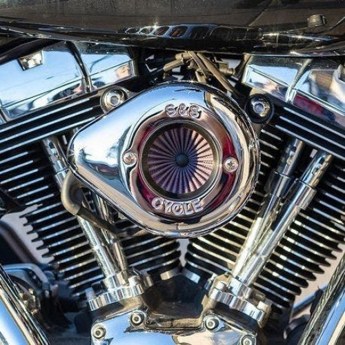 PartzBiz HD: 4404124-S&S Cycle Stealth Air Stinger Kit Chrome Teardrop Harley Big Twin Cam 08-17 PartzBiz HD: 4404124-S&S Cycle Stealth Air Stinger Kit Chrome Teardrop Harley Big Twin Cam 08-17