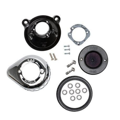PartzBiz HD: 4404127-S&S Cycle Stealth Air Stinger Kit Chrome Teardrop Harley Sportster XL 07-Up PartzBiz HD: 4404127-S&S Cycle Stealth Air Stinger Kit Chrome Teardrop Harley Sportster XL 07-Up
