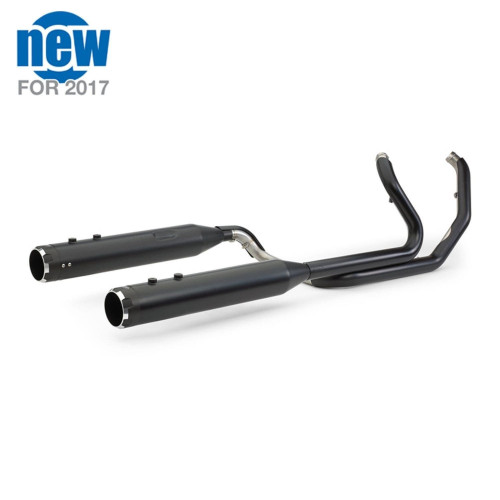 PartzBiz HD: 4404106-S&S El Dorado Black MK45 50 State Legal ท่อไอเสีย Thruster Mufflers Harley Touring 09-16