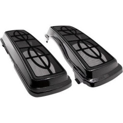 PartzBiz HD DS35011653 - Saddle Tramp BC-HDD6X9-1 Saddlebag Lid for 6 x 9 Speakers Harley OE Bags 96-13