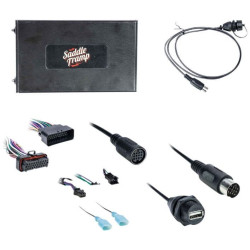 PartzBiz HD DS44010253 - Saddle Tramp BT-HD01 Bluetooth Radio Kit Add-On Plug n Play Harley Touring 06-13