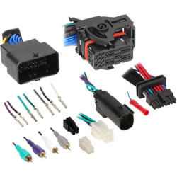 PartzBiz HD DS21201127 - Saddle Tramp Digital Signal Processor and Amplifier Harness Harley Touring 14-Up BC-9715