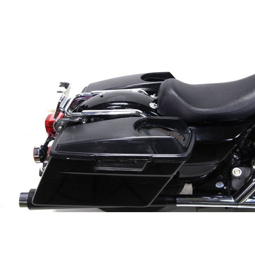 PartzBiz HD: 4404002-Saddlebag Lid Set with Cutout OE Repl 90200612 Harley Touring FLH/T 93-13