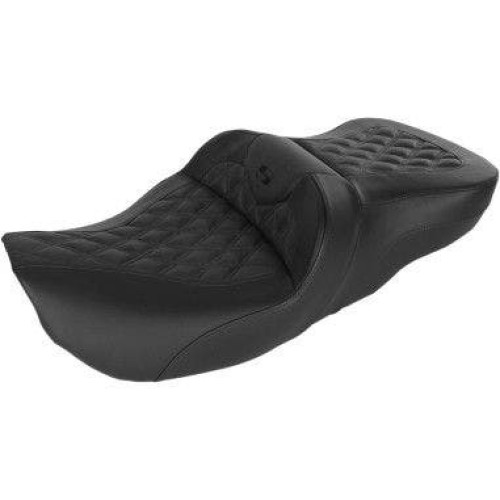 PartzBiz HD: 4403936-โซฟา Saddlemen สีดำถนน LS Diamond Stitch Seat Harley 97-07 FLHR & 06-07 FLHX PartzBiz HD: 4403936-โซฟา Saddlemen สีดำถนน LS Diamond Stitch Seat Harley 97-07 FLHR & 06-07 FLHX