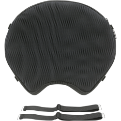 PartzBiz HD DS08070223 - Saddlemen Black Cool Comfort Topper Quick Attachment Air Pad Pillion 14.6x14