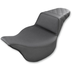 PartzBiz HD DS08011051 - Saddlemen Black Rear Lattice Stitch LS Diamond Step Up Seat Harley FLH 08-23 | 808-07B-173 PartzBiz HD DS08011051 - Saddlemen Black Rear Lattice Stitch LS Diamond Step Up Seat Harley FLH 08-23 | 808-07B-173