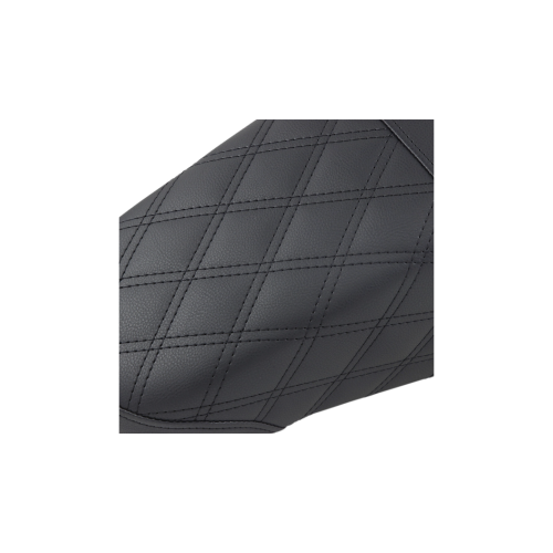 PartzBiz HD: 4403868-Saddlemen เบาะหลัง Lattice สีดำ LS Diamond Step Up Seat Harley FLH 97-07 | 897-06-173