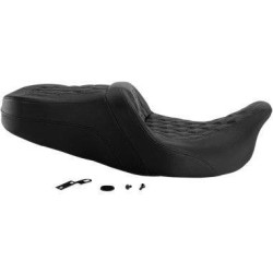 PartzBiz HD DS08010939 - Saddlemen Black Road Sofa LS Diamond Stitch Seat Harley 08-23 FLHR FLHX Touring 0801-0939 08010939 808-07B-182 PartzBiz HD DS08010939 - Saddlemen Black Road Sofa LS Diamond Stitch Seat Harley 08-23 FLHR FLHX Touring 0801-0939 08010939 808-07B-182