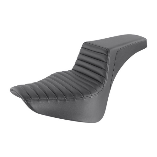 PartzBiz HD: 4403850-Saddlemen Black Step Up 2-Up Seat Tuck and Roll Stitched Harley Softail M8 18-23 PartzBiz HD: 4403850-Saddlemen Black Step Up 2-Up Seat Tuck and Roll Stitched Harley Softail M8 18-23