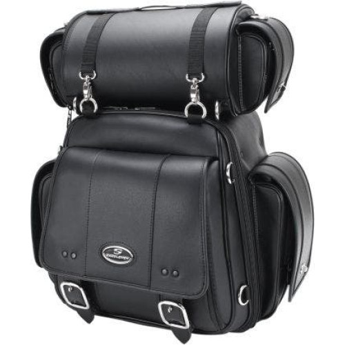 PartzBiz HD: 4403815-Saddlemen CD3600 Black Sissy Bar Bag With Roll Bag Harley Metric Universal Fit 3515-0171 35150171 PartzBiz HD: 4403815-Saddlemen CD3600 Black Sissy Bar Bag With Roll Bag Harley Metric Universal Fit 3515-0171 35150171