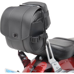 PartzBiz HD DS35030064 - Saddlemen 3503-0064 Cruis'n Deluxe Sissy Bar Touring Bag Storage Universal Fit 3503-0064 35030064
