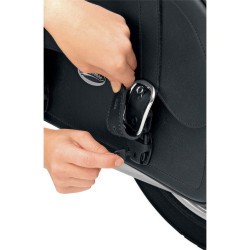 PartzBiz HD DS35030055 - Saddlemen Drifter Express Tail Bag Sissy Bar Bag for Harley & Metric