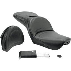 PartzBiz HD DS08030144 - Saddlemen Explorer 2 Up Seat w/o Driver Backrest Harley Dyna FXDWG 04-05 | 804-05-0301