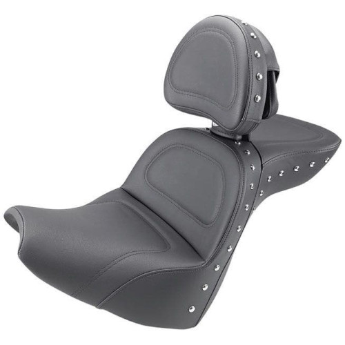 PartzBiz HD: 4403703-เบาะนั่ง 2 ที่นั่งแบบพิเศษ Saddlemen Explorer พร้อมพนักพิง Harley Softail Breakout 18-20