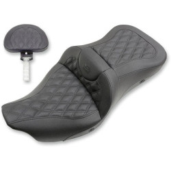 PartzBiz HD DS08011044 - Saddlemen Extended Reach Heated Sofa LS Seat W/ Backrest 08-19 Harley FLHT | 80807B-184BRHCT PartzBiz HD DS08011044 - Saddlemen Extended Reach Heated Sofa LS Seat W/ Backrest 08-19 Harley FLHT | 80807B-184BRHCT