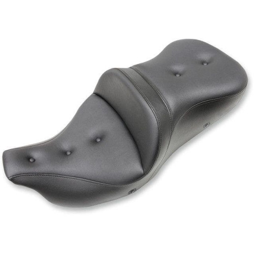PartzBiz HD: 4403711-หมอนรองโซฟาแบบปรับอุณหภูมิได้ Saddlemen Extended Reach ไม่มีพนักพิง 08-23 Harley FLHT | 808-07B-183HCT