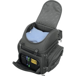 PartzBiz HD DS35150107 - Saddlemen BR3400 Back Seat or Sissy Bar Bag Travel Luggage Harley / Metric | 3515-0107