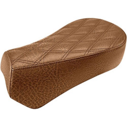 PartzBiz HD DS08070214 - Saddlemen I18-33-012BLS Brown Renegade Pillion Pad Motorcycle Seat 18-19 Indian Scout Bobber Custom Upgrade Replacement Best New Bike Chopper Seat Saddle Stitched Leather Hyde 