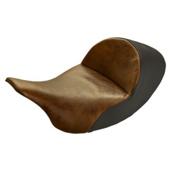 PartzBiz HD DS08011294 - Saddlemen Renegade Lariat Tour Brown Plain Rider Seat Harley FLH/T 08-23