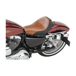 PartzBiz HD DS08040452 - Saddlemen Renegade Lariat Solo Seat W/BR 4 Harley 04-20 XL W/4.5 Gal Tank | 807-03-0041B