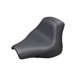 PartzBiz HD DS08021001 - Saddlemen Renegade W/O Studs Harley Solo Black Seat for 18-23 FXFB/FXFBS | 818-28-002