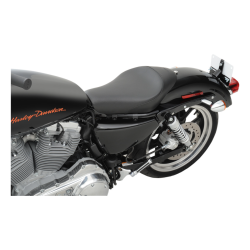 PartzBiz HD DS08040491 - Saddlemen S3 Super Slammed Solo Seat 4 Harley 04-20 XL W/4.5 Gallon Tank | 807-03-002D