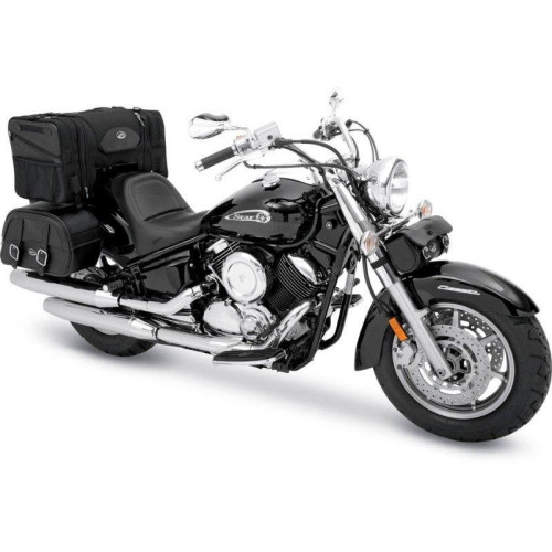 PartzBiz HD: 4403591-Saddlemen TS3200DE Deluxe Cruiser Tail Bag Saddlestow for Harley Metric