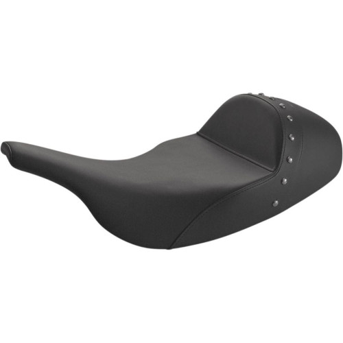PartzBiz HD: 4403559-Saddlemen Solo Seat สีดำ Studded Gel SaddleHyde Harley Touring 97-07 897-07-0039