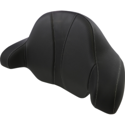 PartzBiz HD DS08011363 - Saddlemen Tour Pak Backrest Pad Road Sofa Black Carbon Harley Touring 14-Up